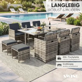 Swing&Harmonie Set 17-tlg. Grau