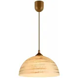Licht-Erlebnisse ADANIA 1-flg. Ø30 cm rund Glas rot retro