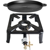 ALLGRILL Gaskocher-Set inkl. Gusseisenpfanne (303011)