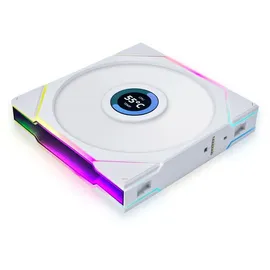 Lian Li UNI FAN TL LCD (140 mm, 1 x), PC Lüfter, Weiss