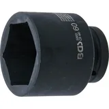 BGS Kraft-Steckschlüssel-Einsatz Sechskant | Antrieb Innenvierkant 25 mm (1") SW 60 mm