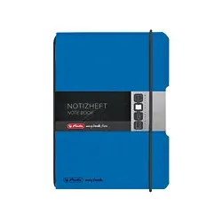 Herlitz my.book flex - Notizbuch - A6 - 40 Blatt / 80 Seiten - weißes Papier - k