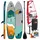 F2 SUP Board Set Glide 310 x 81 x 15 cm petrol