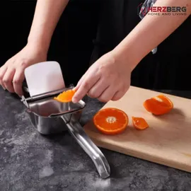 HERZBERG HG8107 Zitruspresse silber