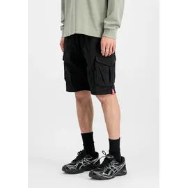 Alpha Industries Cotton Twill Cargo Shorts Black L