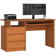 akord furniture factory AKORD CLP Erle mit 3 Schubladen B135 x H77 x T60 cm - Bronze