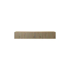 Selsey Telire TV-Lowboard 175 cm Wotan Eiche Schwarz MDF