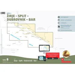 Delius Klasing Satz 8: Adria 2, Zirje Split Dubrovnik Bar