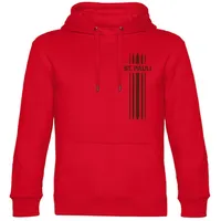 multifanshop Hoodie Streifen Rot S