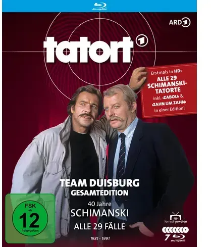 Tatort Duisburg - 40 Jahre Schimanski - Gesamtedition: Alle 29 Folgen inkl. "Zahn um Zahn" und "Zabou"  [7 BRs]