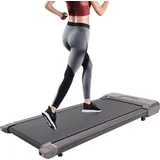 Schreibtisch-Laufband - Elektrisches Walking Pad - 1–6 km/h - Verstellbare Steigung - 50–80 cm Lauffläche - Fernbedienung - Für Büro & Zuhause