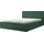Selsey Doppelbett Farese - Bett mit Polsterrahmen, Cordbezug 160 cm, dunkelgrün - dunkelgrün