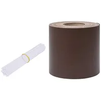 vidaXL Sichtschutz 70 x 19 cm Braun PVC