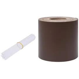 vidaXL Sichtschutz 70 x 19 cm Braun PVC