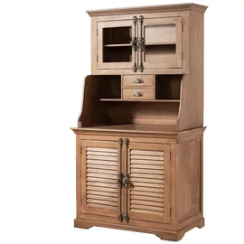 MASSIVMOEBEL24.DE Buffet Mango 106 x 60 x 196 cm Beige