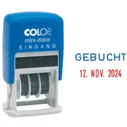 COLOP Datumstempel selbstfärber Gebucht 105304/S160L3