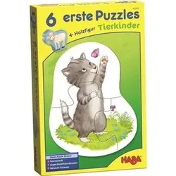 HABA 303309 6 erste Puzzles – Tierkinder