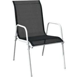 vidaXL Bistroset 3-tlg. weiß/schwarz 43314