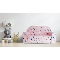 Stillerbursch Kindersofa Spielsofa, Baby Sofa, Kindersofa zum spielen, gratis Versand 1 Teile, Multifunktional, Transportierbar, 6 Modelle, Kinderfreundliche Motive. rosa