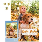 Personalisiertes Fotopuzzle mit eigenem Bild und Text gestalten - 252 Teile, ca. 38 x 26 cm - mit Geschenkbox - Puzzle mit Foto Bedrucken