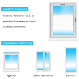Sekey Plissee 55 x 130 cm Weiß