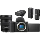 Sony ZV-E10 II + 16-55mm F/2.8 G + ECM-W3 Mikrofon | ✔️ + 160 € gratis Geschenkbox