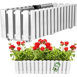 Prosperplast Boardee Fencycase 58 x 18 x 16,2 cm Weiß