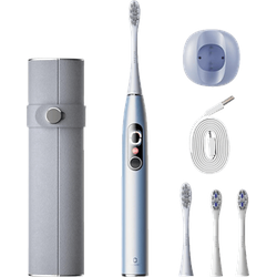 OCLEAN X Pro Digital Set Elektrische Zahnbürste Silver, Reinigungstechnologie: Schalltechnologie