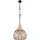 GLOBO Pendellampe 1-flg. 30 cm rund schwarz braun