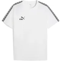 Puma teamKING schwarz/weiß XXL