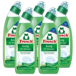 FROSCH 5x Frosch Essig WC-Reiniger 750 ml – Kalklösend mit Essig WC-Reiniger