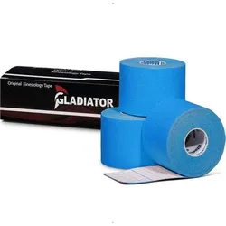 Wasserdichtes und elastisches Kinesio-Tape blau 3 Rollen BLAU No Size