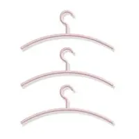 Barbietm x hewi Kleiderbügel Set B477.008 3er, einfarbig rosa
