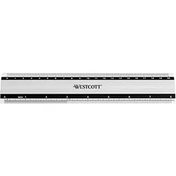 WESTCOTT Lineal 20,0 cm, silber