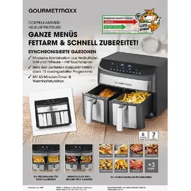 GOURMETmaxx Heißluftfritteuse 7 l 11339