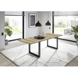 Mäusbacher Ausziehtisch 90 x 73 x 90 cm schwarz