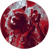 KOMAR Vliesfototapete Dot Avengers Painting Rocket Raccoon selbstkleb. - 125 cm