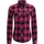 URBAN CLASSICS Turnup Checked Flanell Shirt Wildviolet/Black XXL