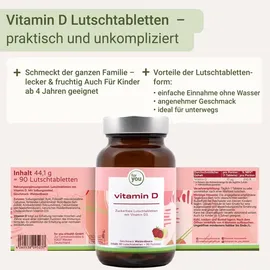 for you Vitamin D Kids Lutschtabletten 90 St.