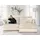 Home Affaire Ecksofa HOME AFFAIRE "Casa XL L-Form, B: 190 cm", beige, B:190cm T:187cm, 100% Polyester, Sofas, Ecksofa, 4 Zierkissen, Mega-Sofa, in Cord oder Chenille-Struktur, Federkern