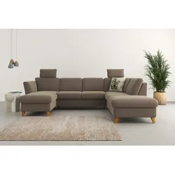 Kopfstütze HOME AFFAIRE "Trelleborg", beige (dunkelbeige), B:50cm H:25cm T:12cm, 100% Polyester, Polsterauflagen, passend zur Serie "Trelleborg"