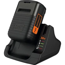 Black & Decker Akku und Ladegerät 36 V 2,0 Ah