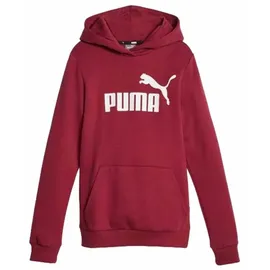 Puma Kinder-Sweatshirt Puma Ess Logo Fl Rot - 5-6 Jahre