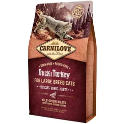 CARNILOVE Large Breed Duck & Turkey Katzentrockenfutter 2 Kilogramm