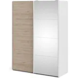 VCM Schiebetürenschrank Veto 150 x 201 x 61 cm Weiß