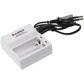 Soshine Ladegerät für LiFePO4 IFR 3,2 Volt Akkus, nur Akkus mit 3,2V ladbar, mit 2 Ladeschächten, für 14500, 10440 und AAA, AA Akkus