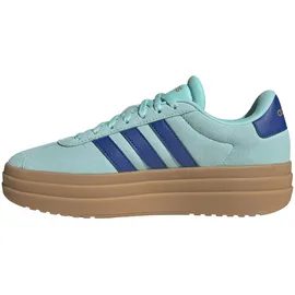 adidas VL Court Bold Flash Aqua / Royal Blue / Gold Metallic 38