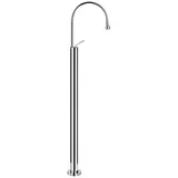 GESSI Goccia Fertigmontageset für freistehenden Mischer, ohne Ablaufgarnitur, Ausladung 244 mm, Auslauf nicht schwenkbar, 33624125, Farbe: Kupfer gebürstet