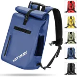 3-in-1 HITWAY Fahrradtasche Wasserdichte Fahrradtasche 29L Große Kapazität Fahrrad Rücksitz Kofferraumtasche blau - Blau