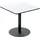 Paperflow Bistrotisch Mezzo 80 x 80 x 75 cm Weiß